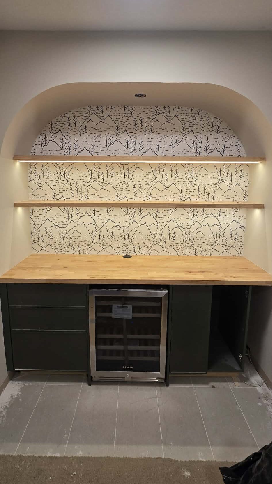 Installation of Cabinets